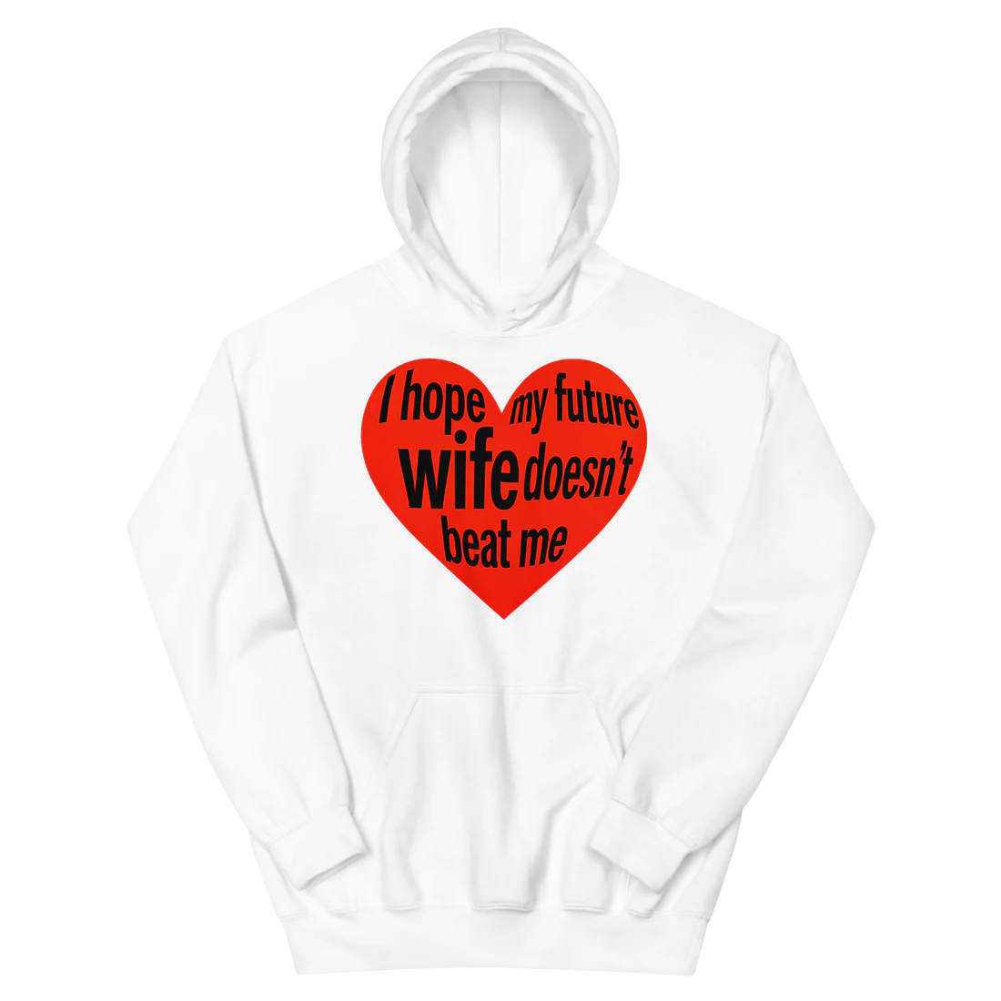 I hope my future wife dosent beat me hoodie!